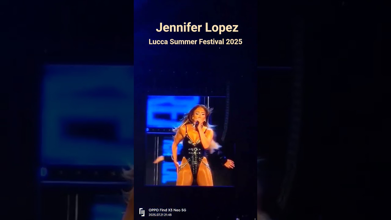 Jennifer Lopez Lucca Summer Festival 2025 #2025 #world #concert #italy #tuscany #jlo