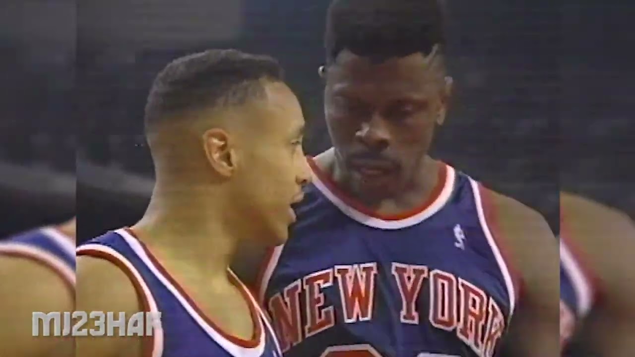 John Starks Got On Michael Jordan's Nerves and Got Ejected (1993.05.29)