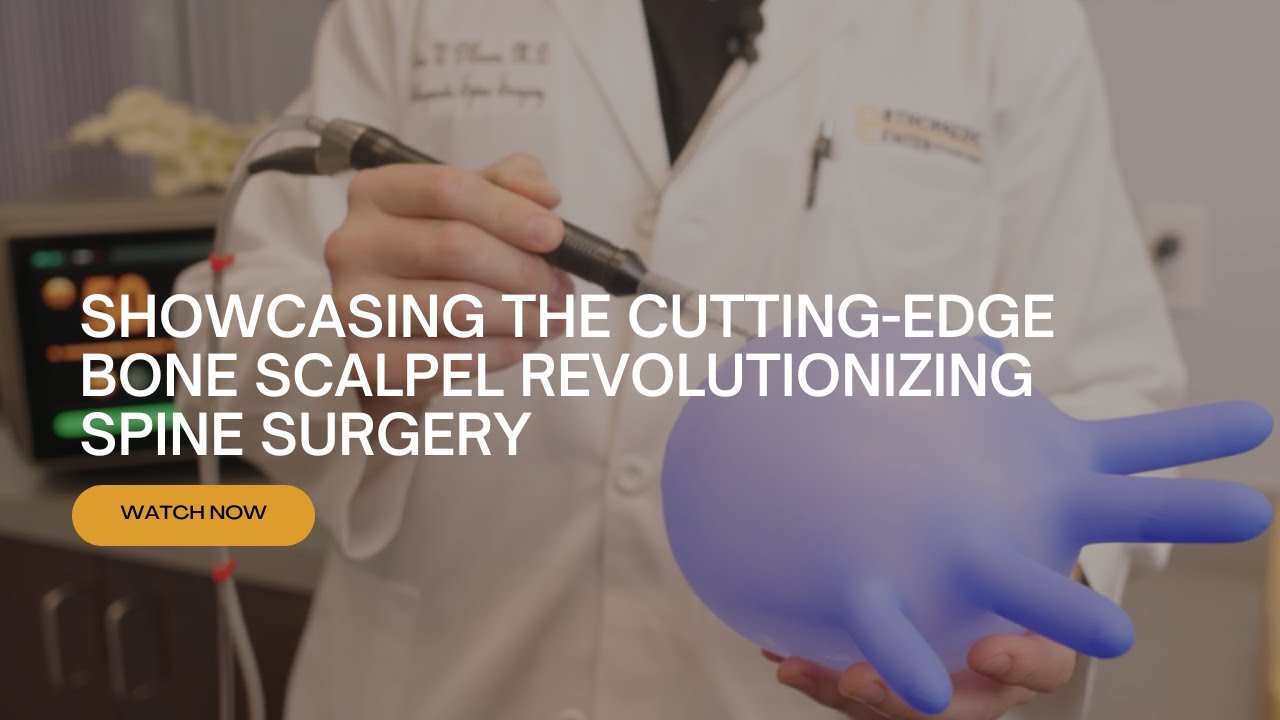 Dr. Peter D&rsquo;Amore showcases Cutting-Edge Bone Scalpel Revolutionizing Spine Surgery
