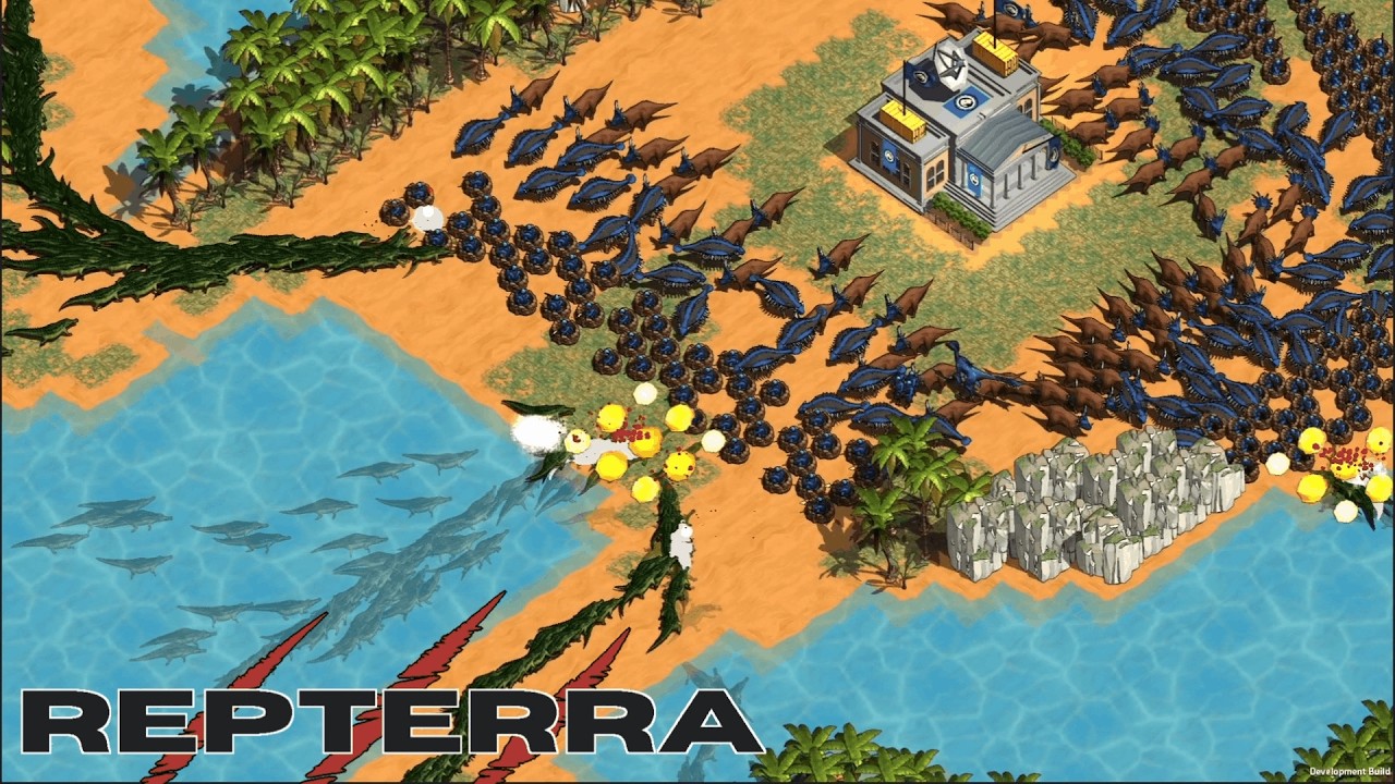 Defending My Base Against Hordes Of Dinosaurs! - Repterra Demo Gameplay!