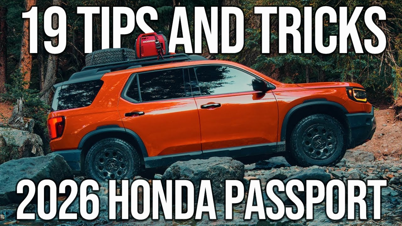 2026 Honda Passport Tips & Tricks