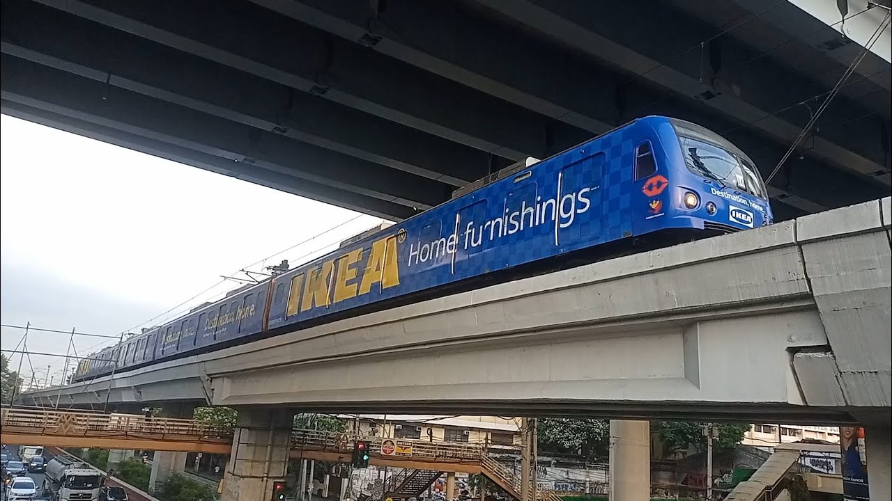 LRT 2 Trainset 16 With IKEA Adwrap