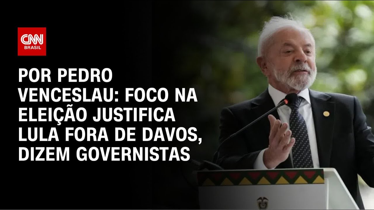 Foco na eleição justifica Lula fora do Fórum Econômico Mundial, em Davos, dizem governistas | HORA H