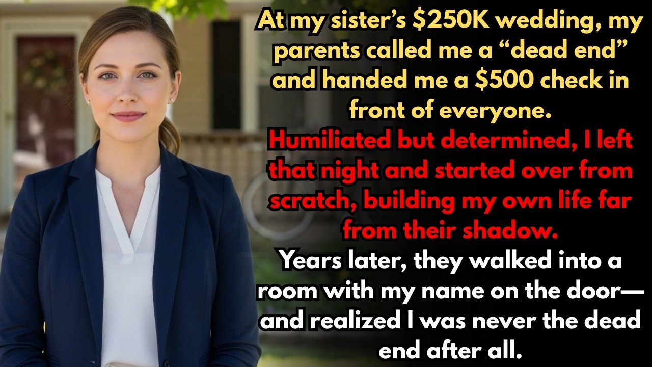 My Parents Called Me A Dead End At My Sister's $250K Wedding—Until They Saw Where I Ended Up