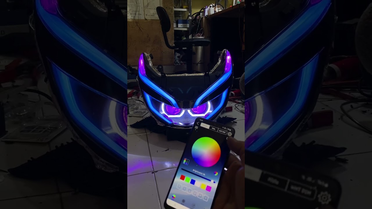 Cara seting alis dan devil rgb aes bloetooth