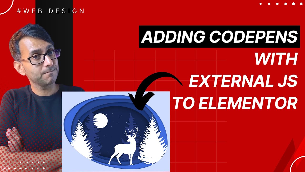 Добавление Codepen HTML CSS JS и внешнего JS на страницу Elementor — Учебное пособие по Elementor...