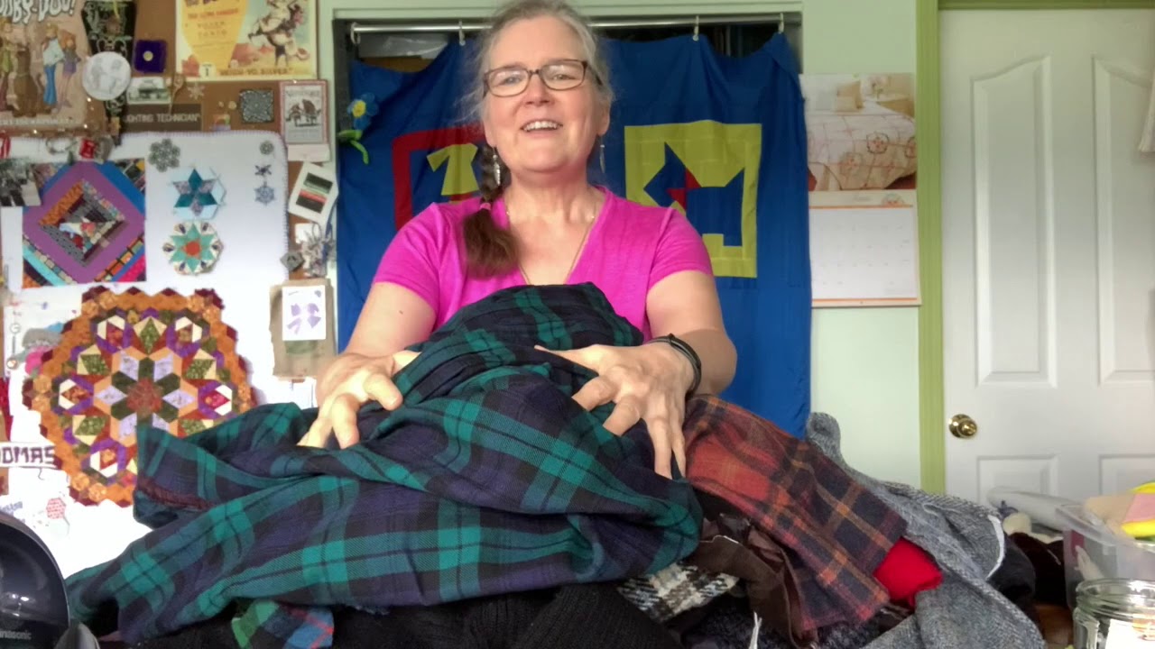 Shuswap Needle Arts Guild Wool Applique & Embroidery Workshop Part 3: Wool Felt and Upcycling How-to