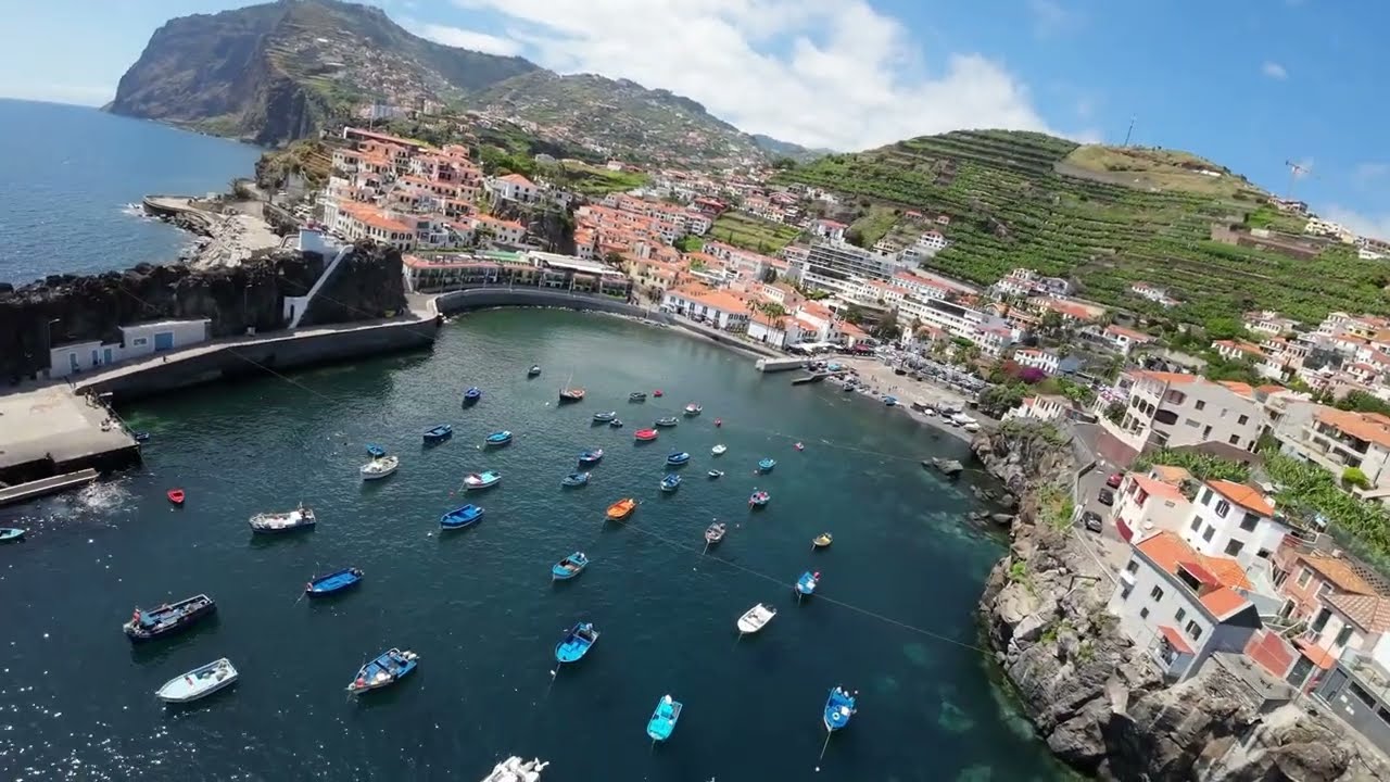 Camara De Lobos Madeira Portugal DJI Drone