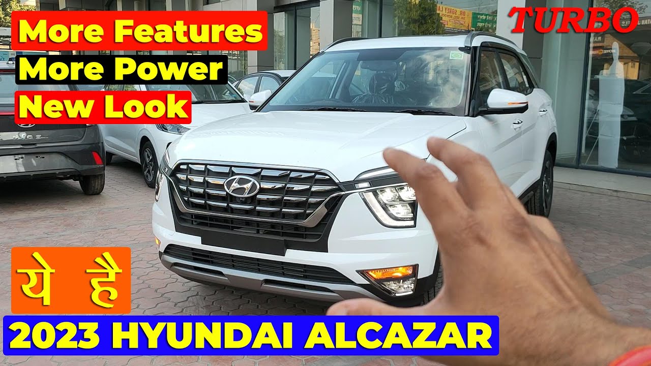 2023 Hyundai Alcazar Platinum Turbo Manual ! New Powerful Petrol Engine ! New Look ! New Features 👍