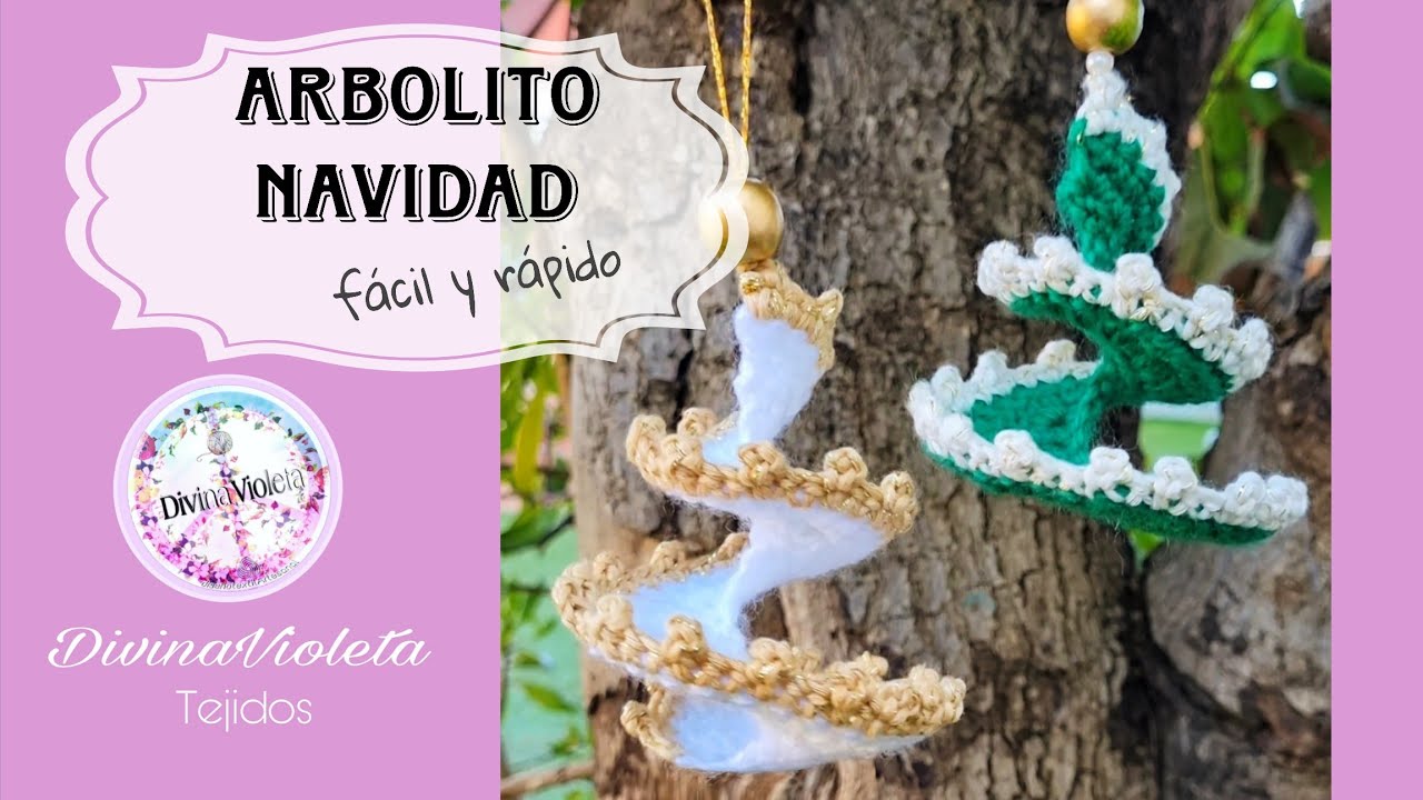 Teje un Hermoso ARBOLITO  ESPIRAL en pocos minutos! / TUTORIAL Crochet / N° 51