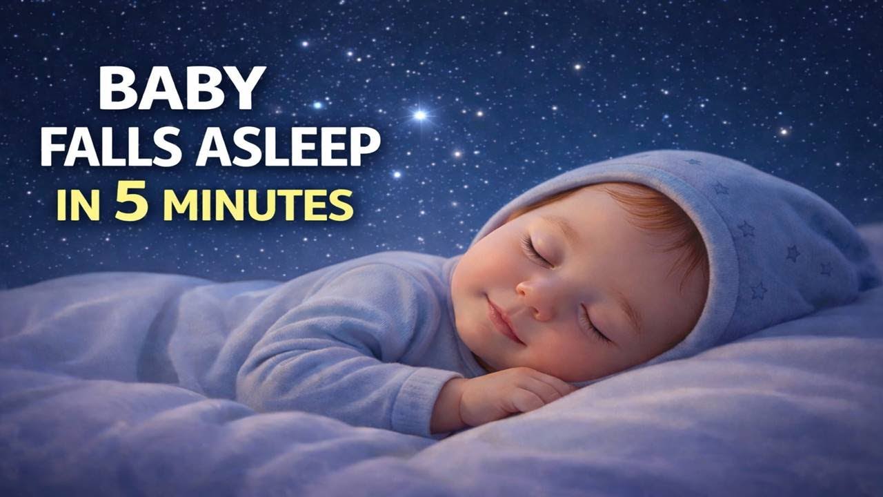 Baby Sleep Lullaby | Baby Falls Asleep in 5 Minutes 🌙💤 (4 Hours)