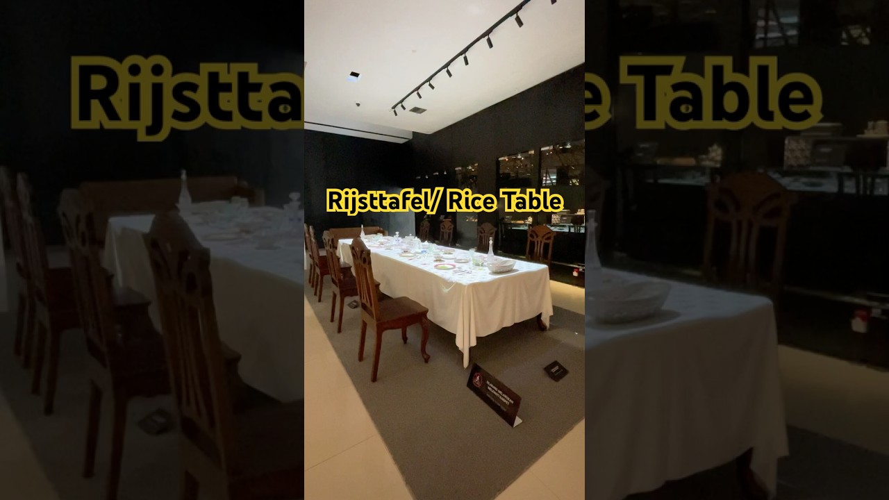 Museum Sonobudoyo: Gaya Jamuan Makan dari Belanda #Sonobudoyo #ayokemuseum #Rijsttafel #museumJogja
