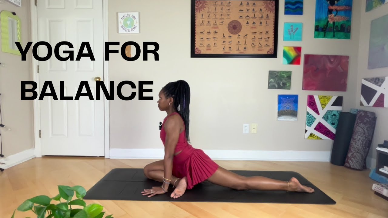 YOGA FOR BALANCE | SLOW FLOW YOGA| 20 MINUTE MINDFUL YOGA FLOW | ZEN BEND YOGA