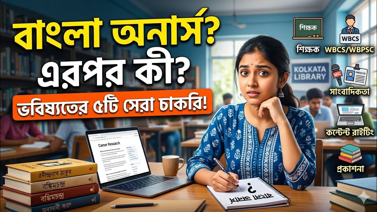 [Bangla Honours] কী কী চাকরী আছে ভবিষ্যতে | Scope and Job for Bengali Honours Students of WB