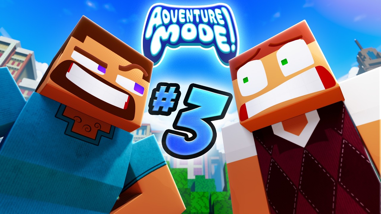 Adventure Mode! -  Ep 3: We Love You Steve | Minecraft Animated Series