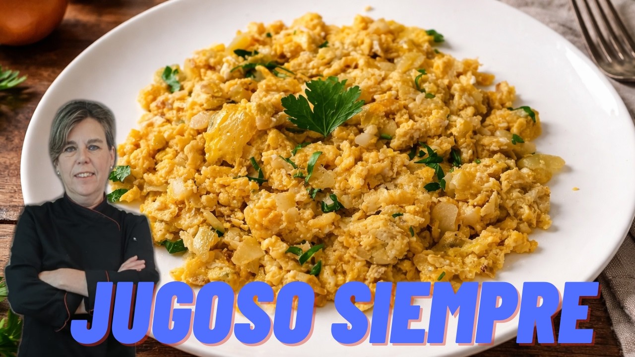 🍳 Haz Revuelto de Bacalao jugoso con patata