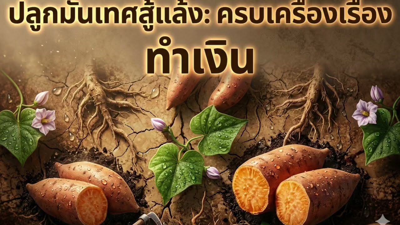 ปลูก​มัน​เทศสู้​แล้ง:เทคนิค​เพิ่มความหวาน