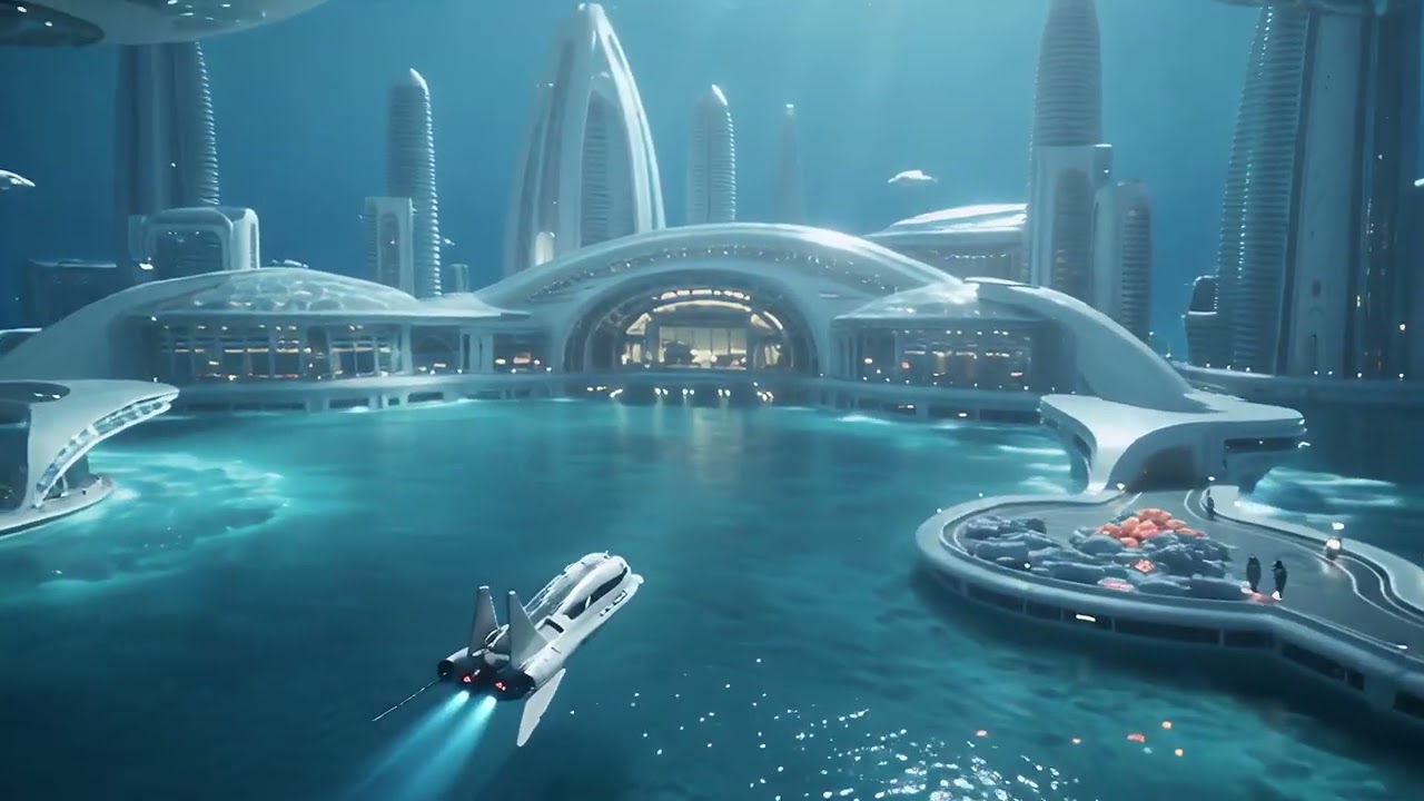 Future City 3730 Revealed! The Underwater World of the Future—New Earth | Sci-Fi AI Short Film (4K)