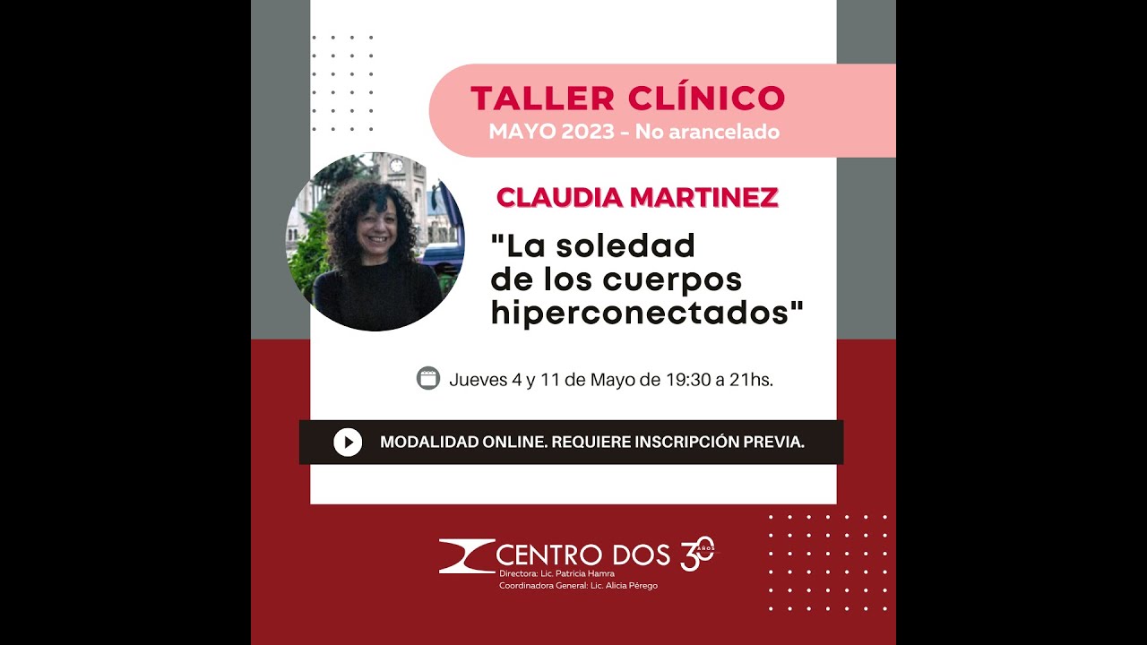 TALLER CLINICO CLAUDIA MARTINEZ