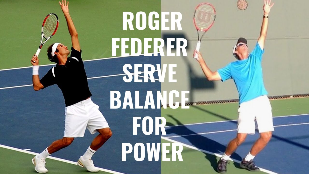 Roger Federer Serve Balance - Develop Easy Power On Your Serve!