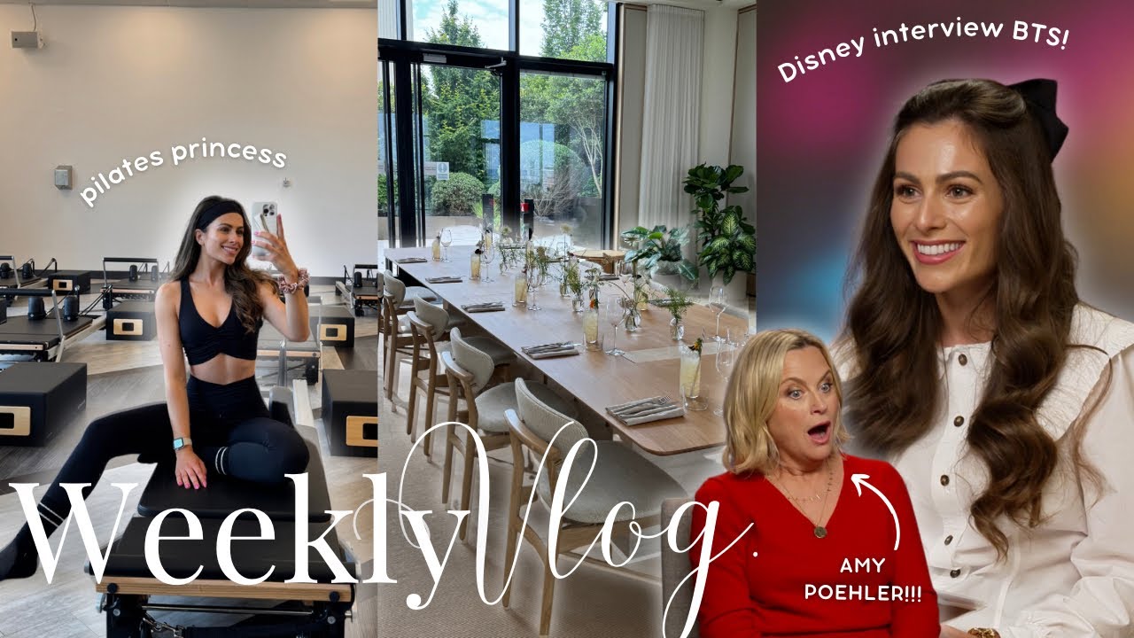 A VERY SURREAL WEEK! Disney interviews, workouts and lunch with Apple - Inside Out 2 BTS and more!