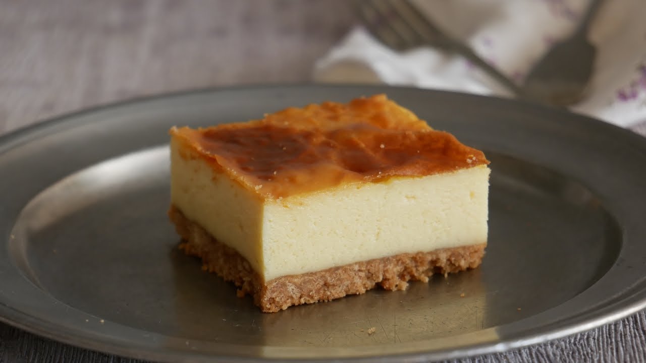 濃厚でクリーミーなベイクドチーズケーキ | Baked  Cheesecake