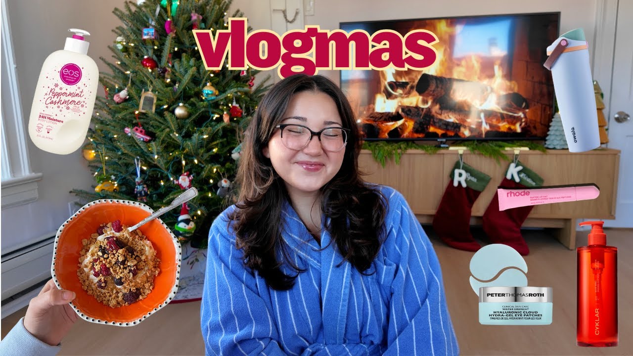 vlogmas, эпизод 3!! | любимые утренние ритуалы, психическое здоровье и уход за кожей