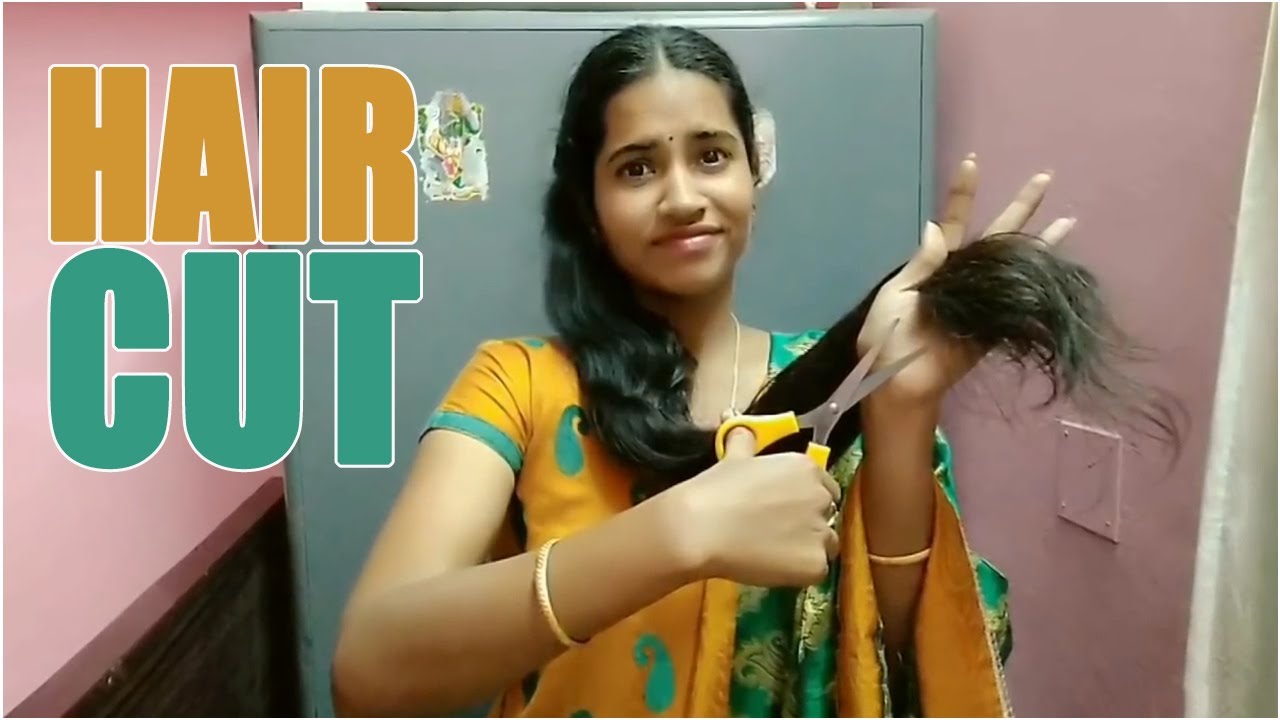 Hair Cut // Straight Hair Cut // Hair Cut Dare Challenge Aaccepted // Sriyas Hairstyles And Hacks