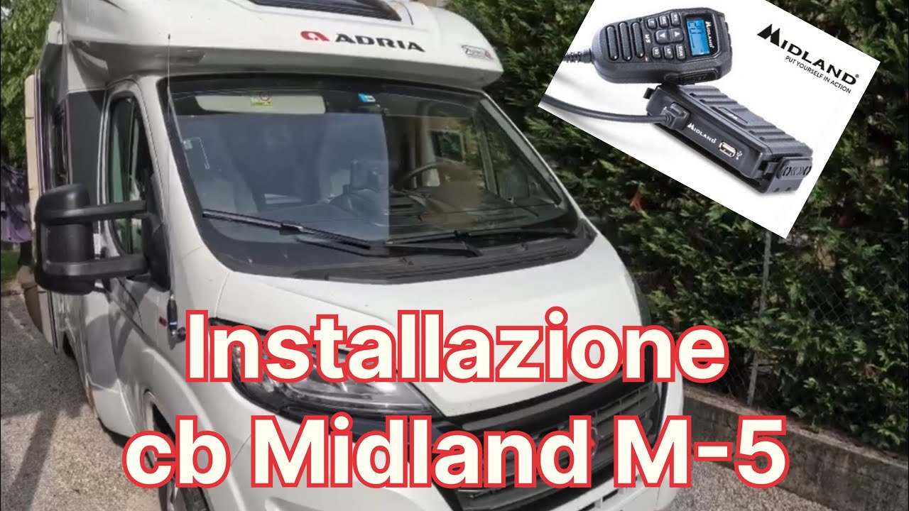 Installazione cb Midland m-5 sul camper