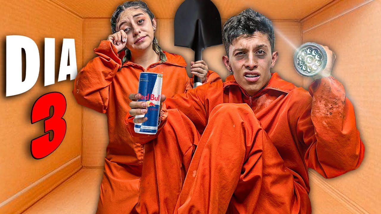 PASAMOS la NOCHE en MI BUNKER de CARTÓN  SUBTERRANEO