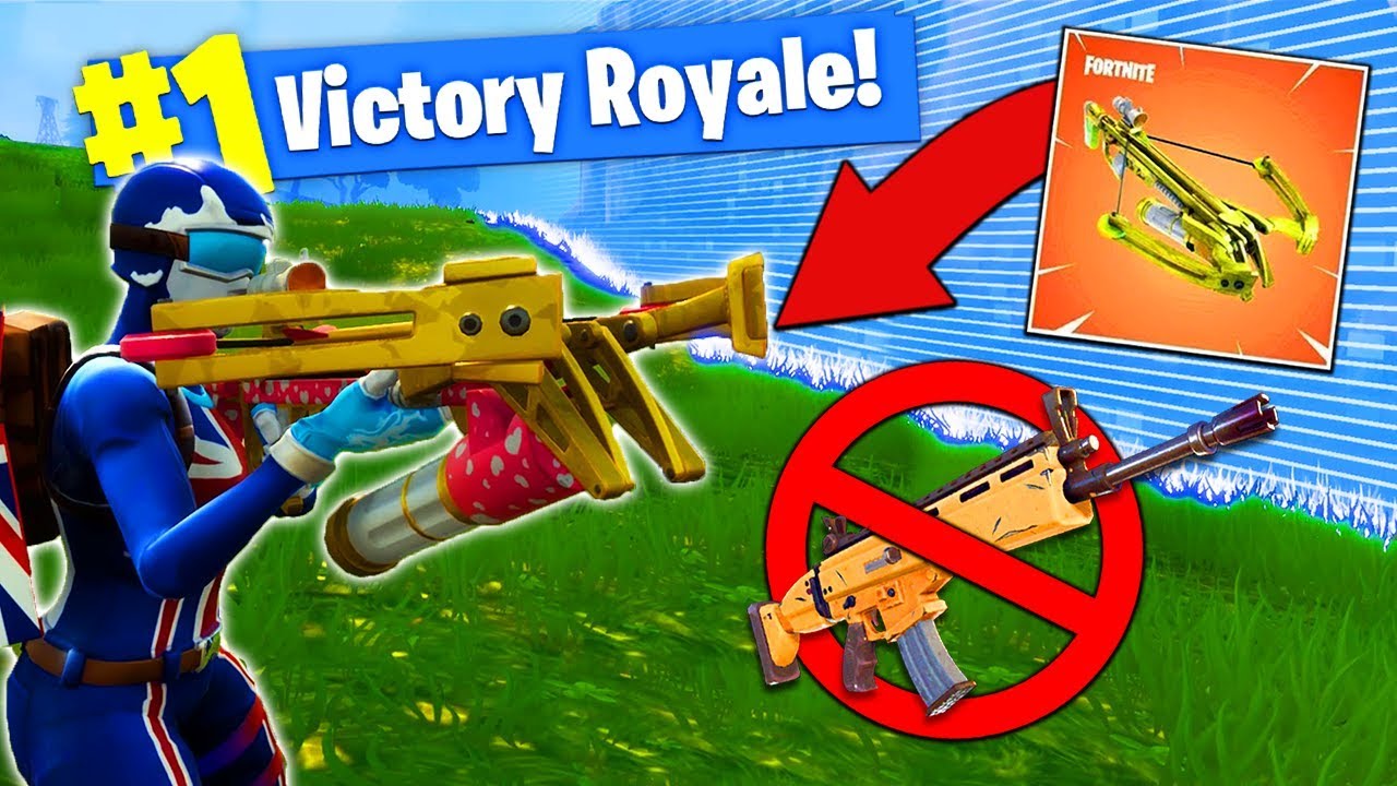 The CROSSBOW ONLY CHALLENGE In Fortnite Battle Royale!