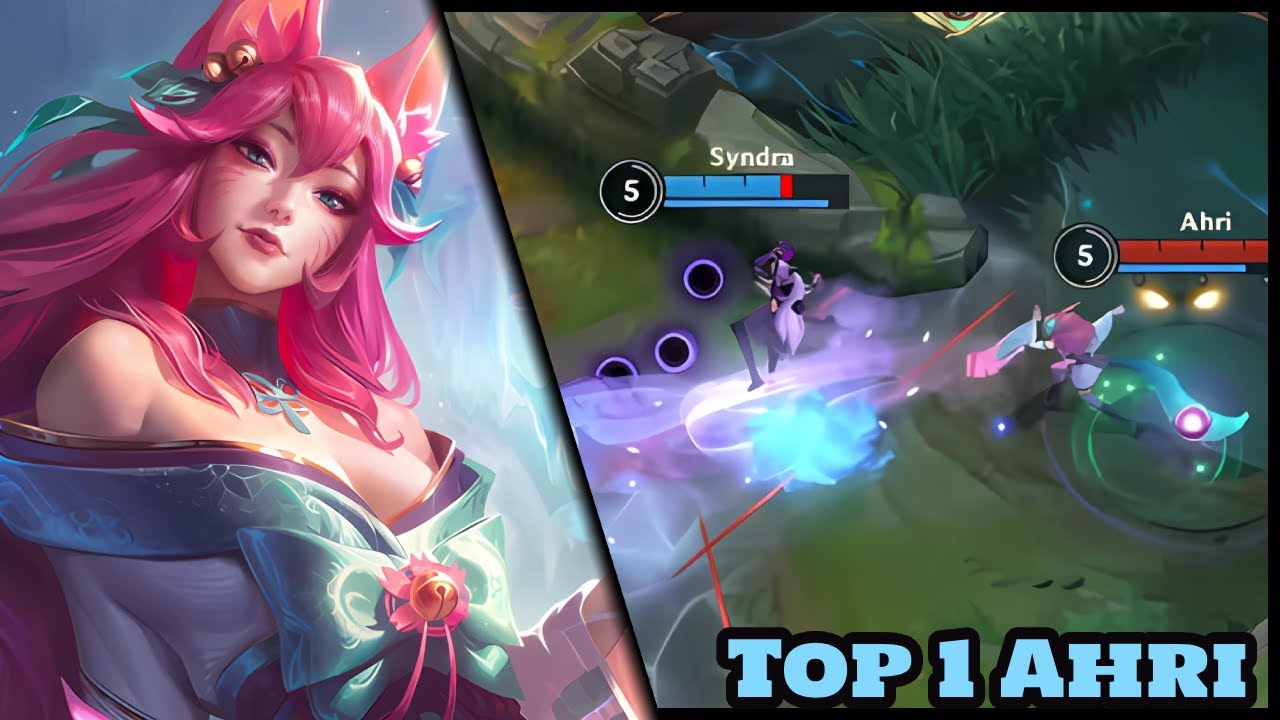 Wild Rift Ahri - Top 1 Ahri Spirit Blossom Skin Gameplay Rank Season 15