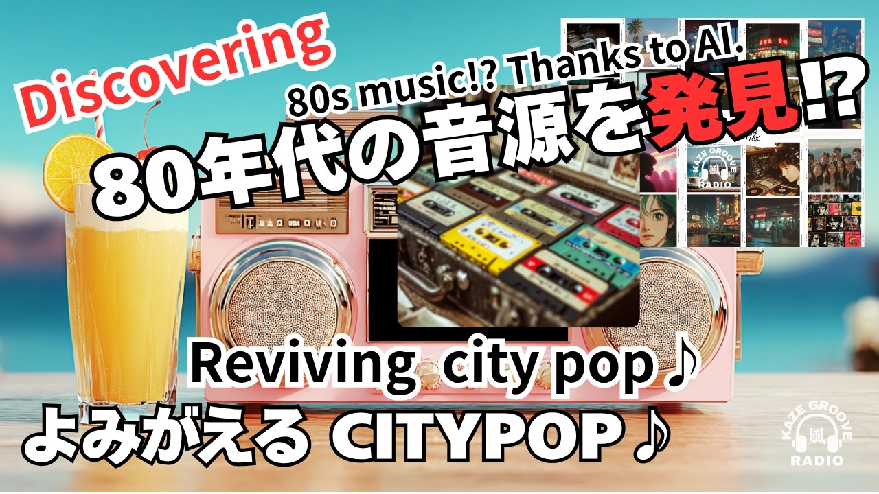 Discovering lost recordings of 80s city pop Tape #002:☆ Study, Work, Focus