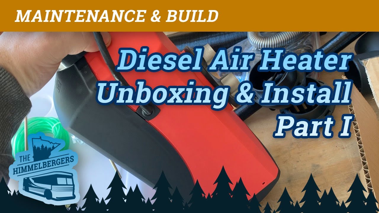 Diesel Air Heater  Unboxing & Install Part 1 | MCI Bus Conversion Build