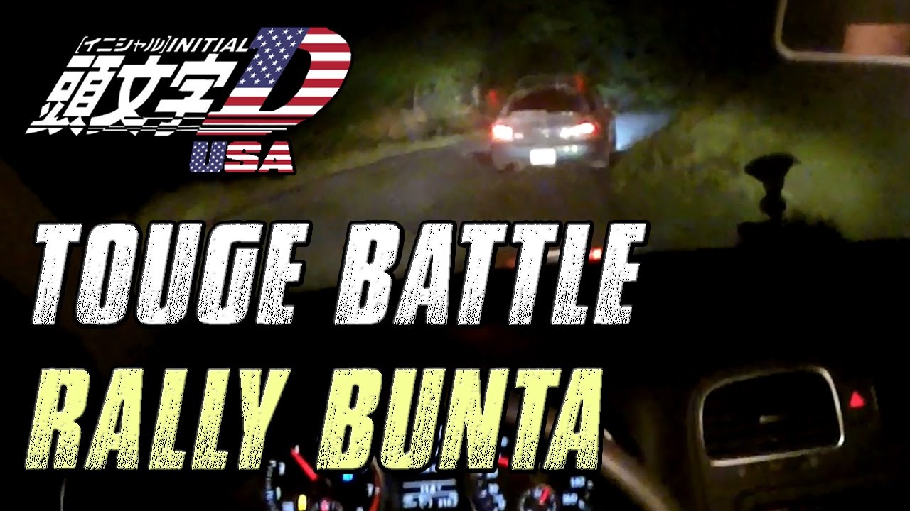 🏁 Touge Battle 8 &mdash; Rally Bunta (Subaru Impreza 2.5 vs Golf Mk6)