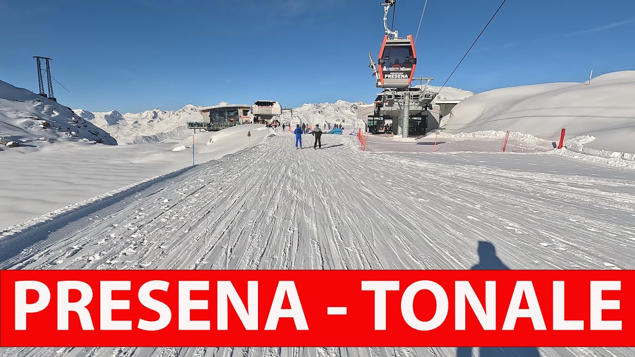 PASSO DEL TONALE - PRESENA GLACIER - BEST SKI RESORT - WINTER 2022 - GOPRO 11 - SKIER POV