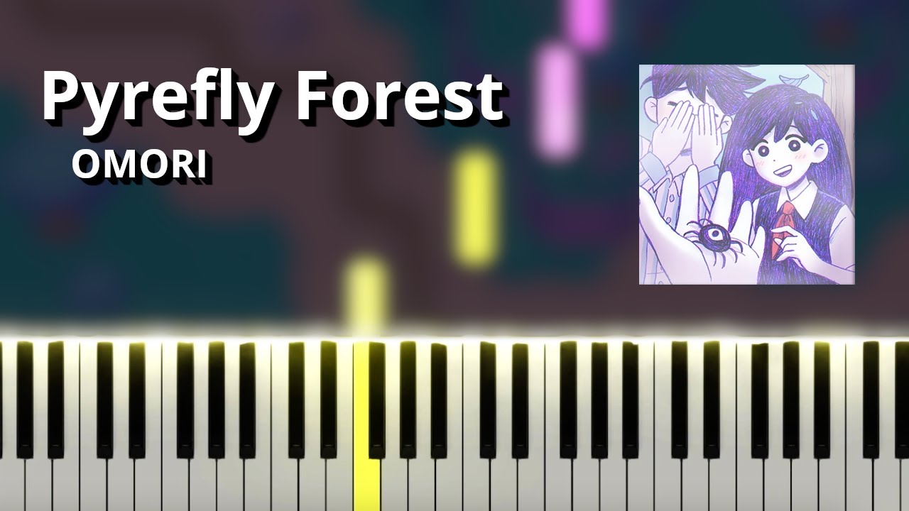 Pyrefly Forest - Cat's Cradle - OMORI OST (Piano Tutorial)