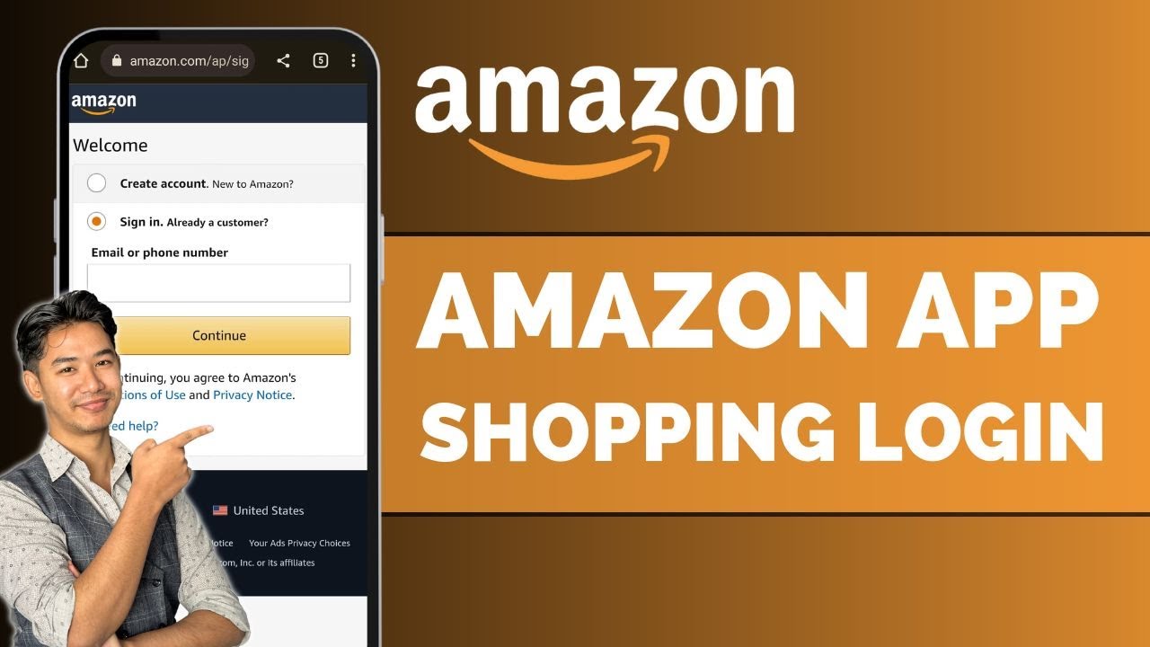 Amazon Shopping App Login - How To Sign In Amazon App !