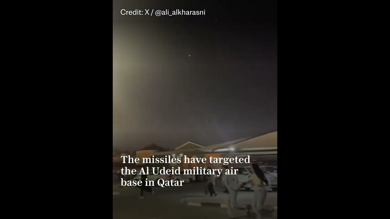 Iran launches missile attack on US base