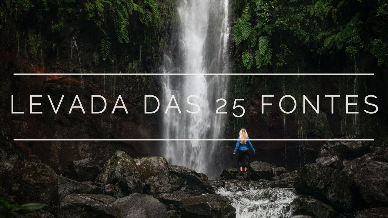 Levada das 25 fontes hike & Risco waterfall PR 6 In Madeira