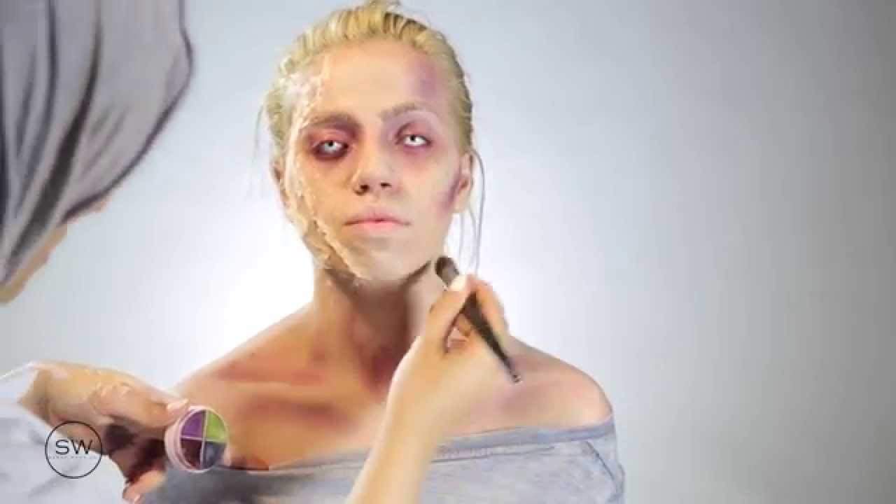 SW01: Zombie Makeup Tutorial | تعليم مكياج الزومبي | سعودية زومبي