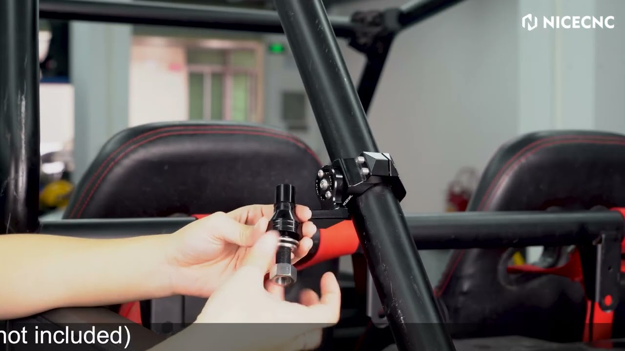 NICECNC | How to install A Brand New Whip Flag Mount UTV ATV Light Brackets