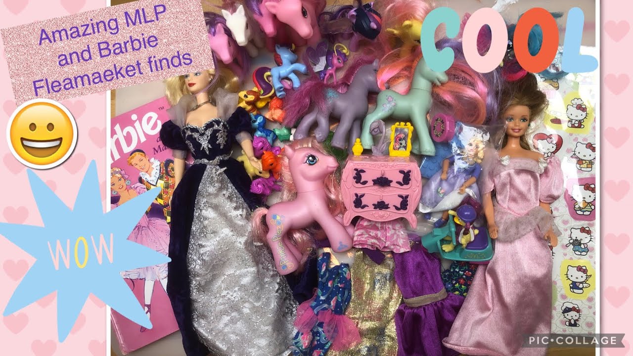 Amazing My little Pony and Barbie fleamarket finds