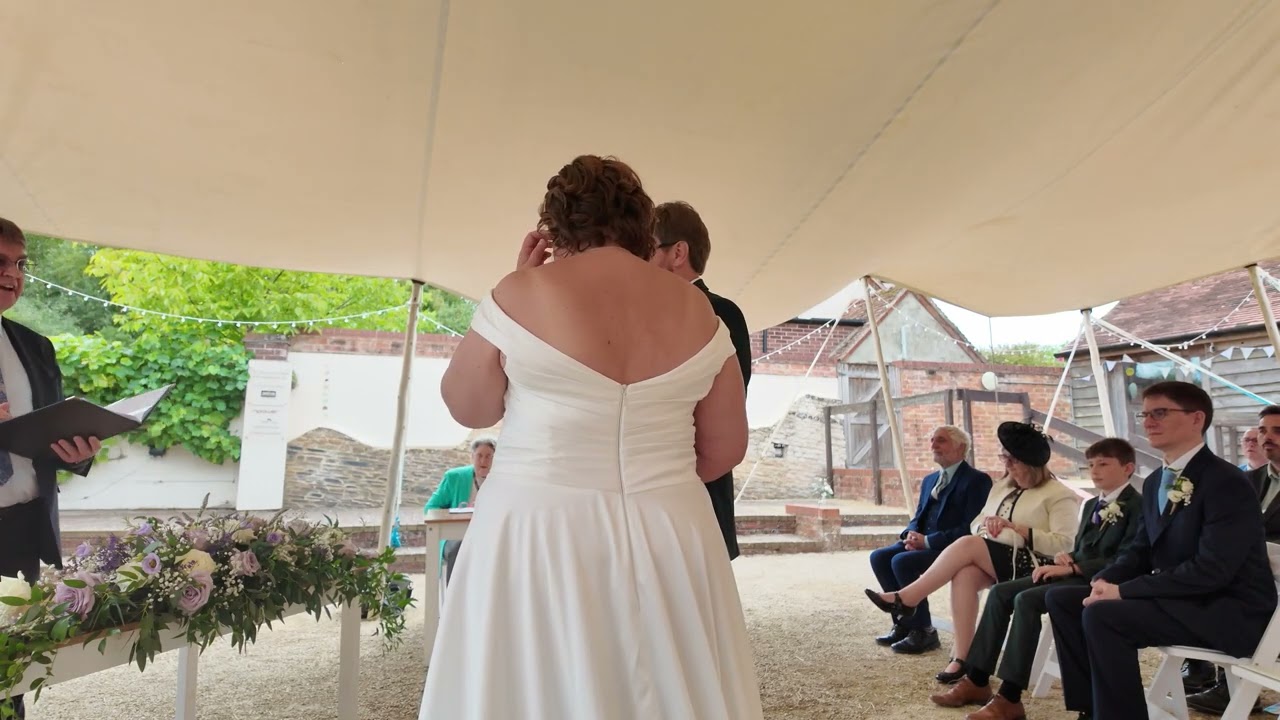 Claire & Lawrence's Wedding Celebrations at Oxfordshires Earth Trust Wedding Venue.