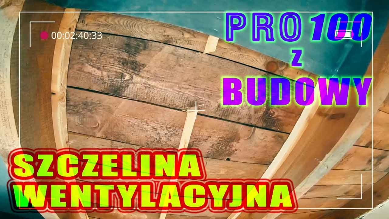 Szczelina wentylacyjna / pełne deskowanie / Zabudowa poddasza / Jak zrobić / WERSJA SKRÓCONA
