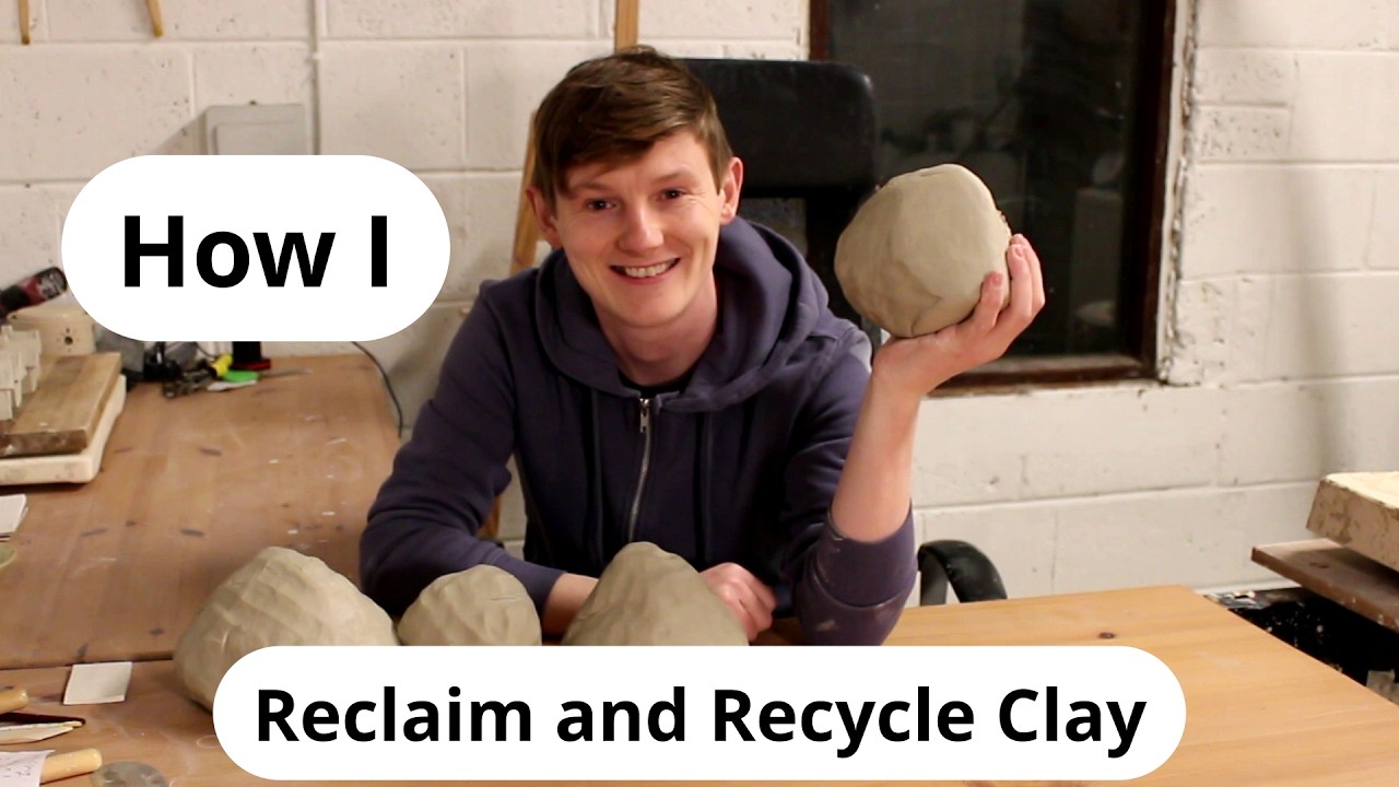 How to reclaim clay in a small pottery studio