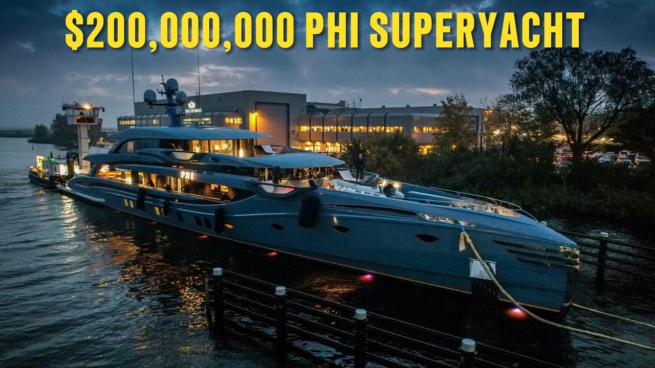 Exploring the Stunning $200 Million PHI Superyacht DESIGN