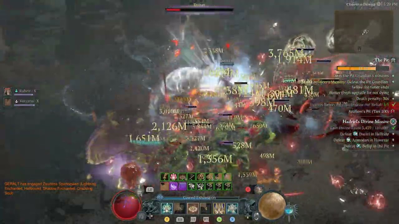Diablo IV Season 11 Paladin Hammer Arbiter Build Pit 100