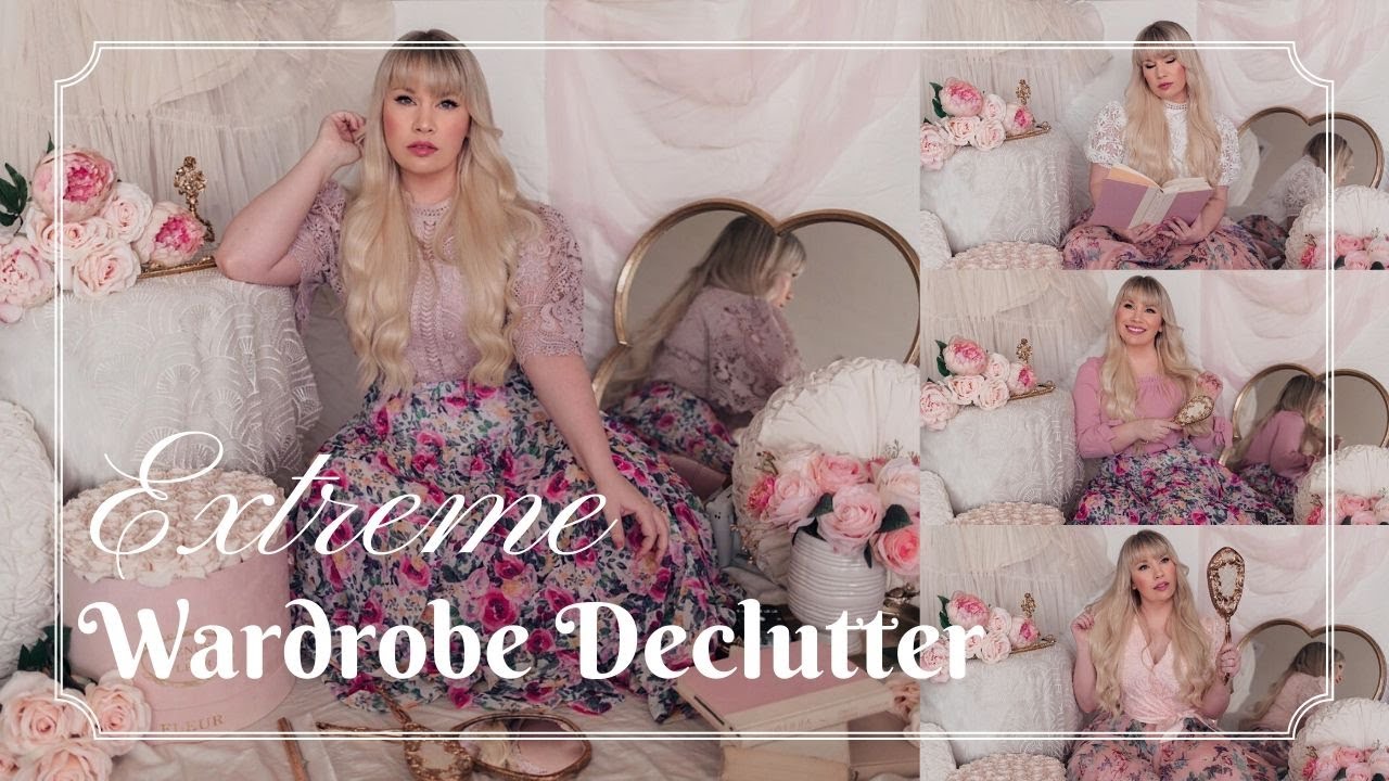 EXTREME Wardrobe Declutter & Pastel Closet Tour | Closet Cleanout Tips