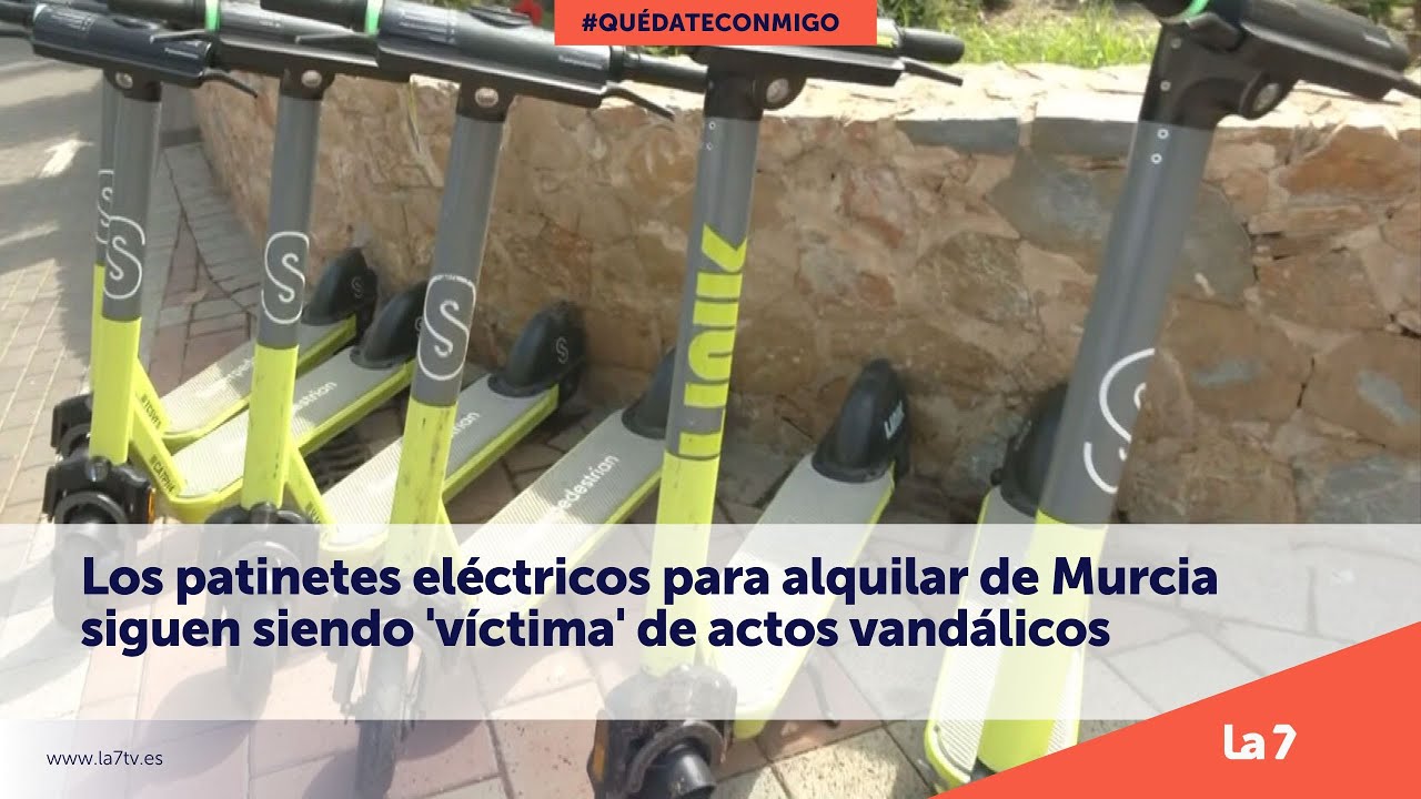 Los patinetes eléctricos para alquilar de Murcia siguen siendo 'víctima' de actos vandálicos | La 7